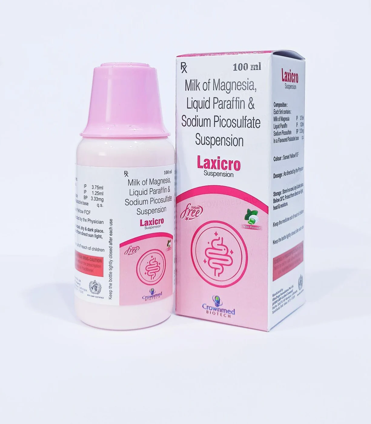 LAXICRO SYRUP packaging