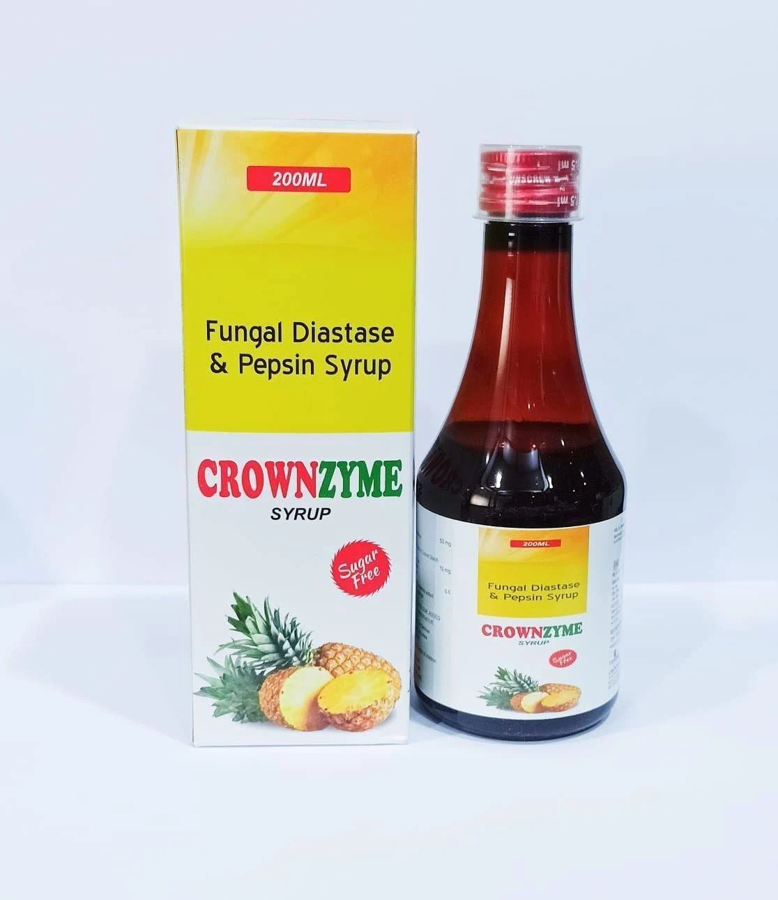 CROWNZYME SYRUP packaging