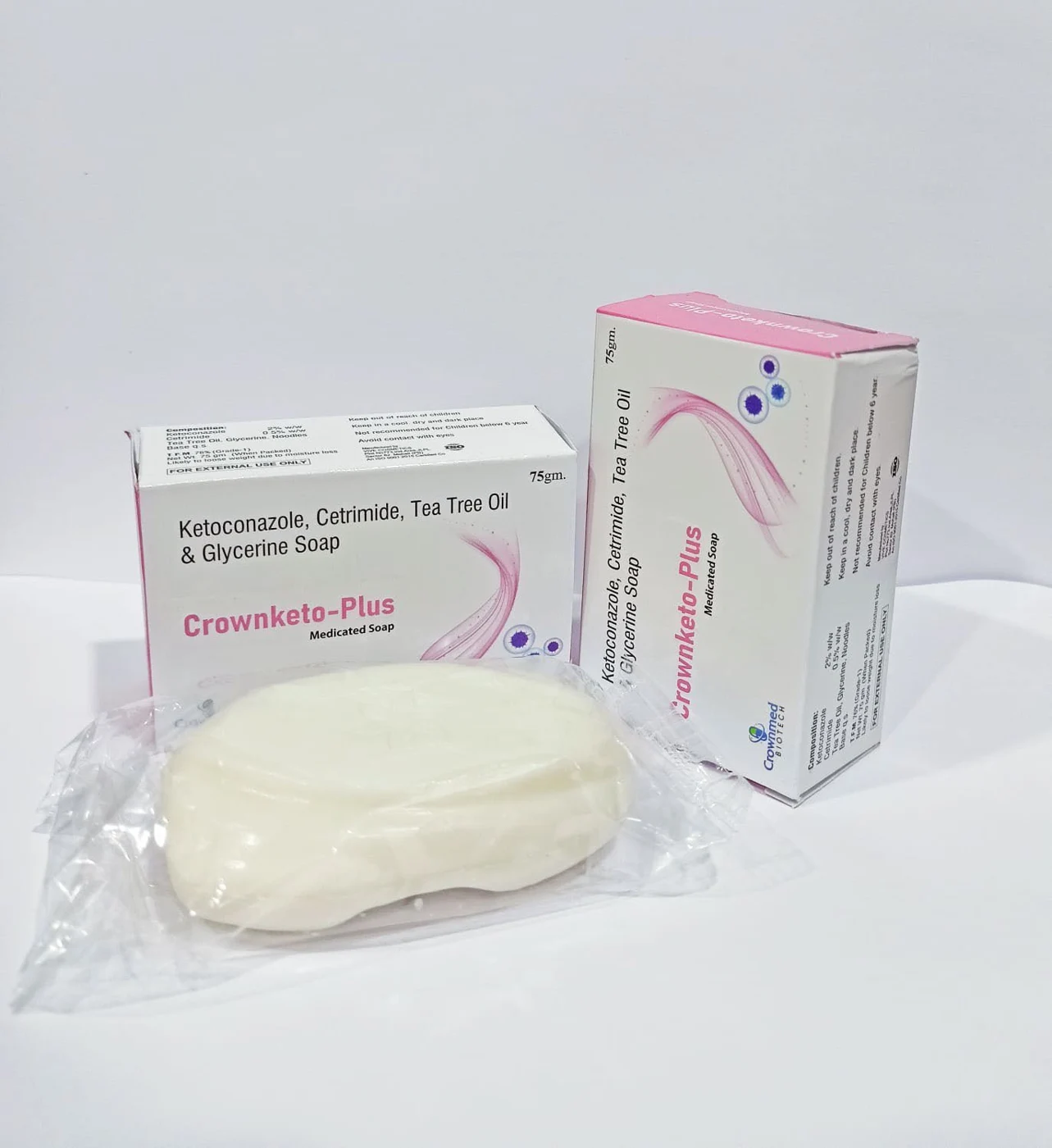 CROWNKETO PLUS SOAP packaging